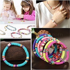 1 Strand Handmade Polymer Clay Beads Strands&nbsp;CLAY-SC0001-32