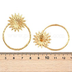 304 Stainless Steel Flower Stud Earrings&nbsp;EJEW-I320-16G