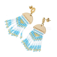 Brass Chandelier Earrings for Women&nbsp;EJEW-MZ00757-01