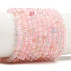 Natural Morganite Beads Strands&nbsp;G-O166-25-3mm-01
