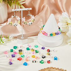 250Pcs Handmade Polymer Clay Beads&nbsp;CLAY-PA0001-23