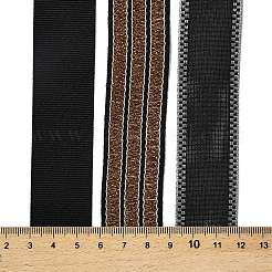9 Yards 3 Styles Polyester Ribbon&nbsp;SRIB-A014-G09