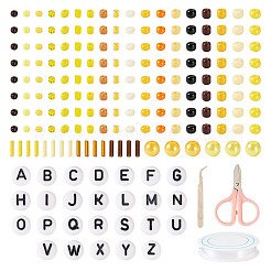 DIY 24 Styles ABS & Acrylic Beads Jewelry Making Finding Kit&nbsp;DIY-TAC0031-02