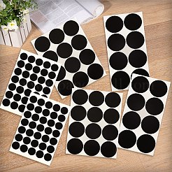 21 Sheets 3 Styles Flat Round Self-adhesive Stickers&nbsp;DIY-DJ0001-56A