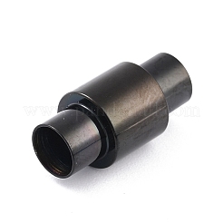 Ion Plating(IP) 304 Stainless Steel Magnetic Clasps with Glue-in Ends&nbsp;STAS-F276-04EB