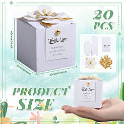 Square Paper Candy Packaging Boxes&nbsp;CON-WH0089-59