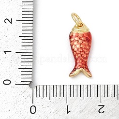 Brass Enamel Pendants&nbsp;X-KK-U062-22G-02