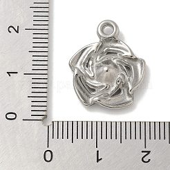 Anti-Tarnish 304 Stainless Steel Pendants&nbsp;STAS-Q334-17P