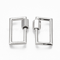 Brass Screw Carabiner Lock Charms&nbsp;KK-T047-10P