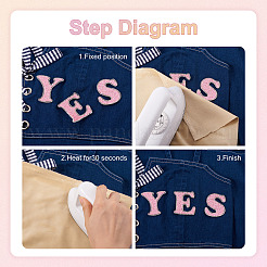 26 Letters Cloth Iron/Sew on Patches&nbsp;PJ-TAC0004-04F