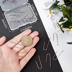 16Pcs 2 Colors Brass Hooks&nbsp;KK-BBC0027-32