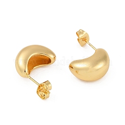 201 Stainless Steel Teardrop Stud Earrings&nbsp;EJEW-I309-01B-G