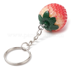 Strawberry Resin Keychain&nbsp;HJEW-JM02314