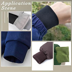 Cotton Elastic Rib Fabric Cuffs&nbsp;AJEW-WH20006-476B
