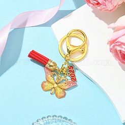 Acrylic & Alloy Enamel Keychain&nbsp;KEYC-FS00026-06