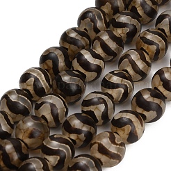 Tibetan Style dZi Beads Strands&nbsp;GG-CBA4812-B03-10MM