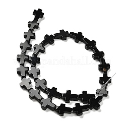 Natural Black Agate(Dyed & Heated) Beads Strands&nbsp;G-I337-A03-02
