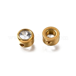 201 Stainless Steel Rhinestone Beads&nbsp;STAS-F318-02G