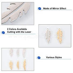 12Pcs 6 Style 201 Stainless Steel Links connectors&nbsp;STAS-DC0001-52