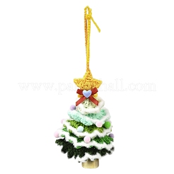 Christmas Tree Wool Cloth Hanging Door Signs&nbsp;HJEW-B009-01