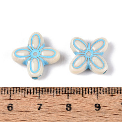 Painted Opaque Acrylic Beads&nbsp;OACR-T029-02S