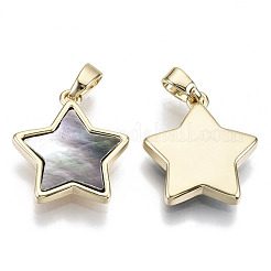 Natural Black Lip Shell Pendants&nbsp;KK-R112-010-NF