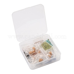 DIY Wish Bottle Pendant Earring Making Kits&nbsp;DIY-FS0002-26