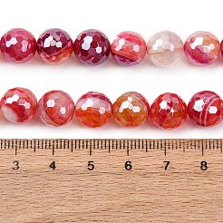 Natural Banded Agate Beads Strands&nbsp;G-B191-A01-10mm