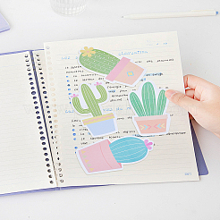 1Set Cactus Paper Sticky Notes&nbsp;AJEW-LP0004-12