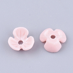 Opaque Resin Bead Caps&nbsp;RESI-T040-010