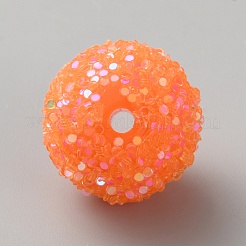 Opaque Acrylic Glitter Beads&nbsp;LS-FIND-CJC0010-111A-07