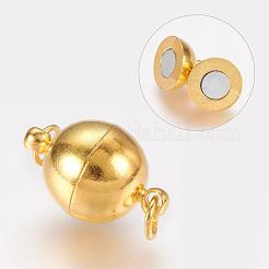 Brass Magnetic Clasps with Loops&nbsp;MC022-NFG