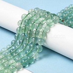 Natural Green Fluorite Beads Strands&nbsp;G-K340-A03-02