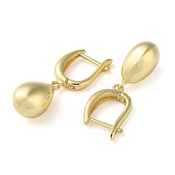 Rack Plating Brass Hoop Earrings&nbsp;EJEW-K249-11G