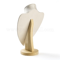 Microfiber Necklace Display Stands&nbsp;NDIS-P004-01B-02