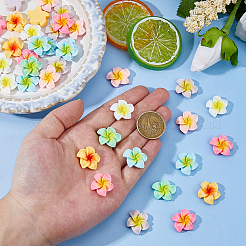 98Pcs 7 Colors Opaque Resin Cabochons&nbsp;RESI-DC0001-50