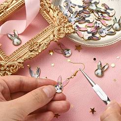 40Pcs 4 Styles Alloy Enamel Pendants&nbsp;ENAM-CJ0004-05