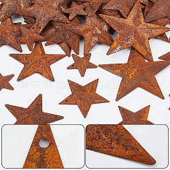 48Pcs 4 Styles Iron Pendants&nbsp;IFIN-GF0001-40