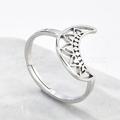 Non-Tarnish 304 Stainless Steel Adjustable Rings&nbsp;X-RJEW-K245-49P