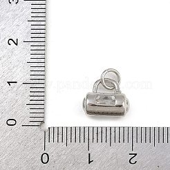 Brass Micro Pave Clear Cubic Zirconia Charms&nbsp;KK-A269-37P