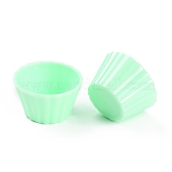 Mini Plastic Simulated Egg Tart Cup&nbsp;DJEW-C005-02D