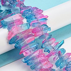 Natural Dyed Quartz Beads Strands&nbsp;G-G791-14I