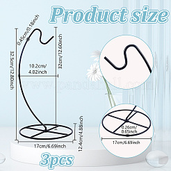Iron Ornament Display Stands&nbsp;ODIS-WH0025-228B-EB