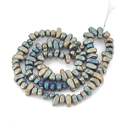 Electroplate Non-magnetic Synthetic Hematite Beads Strands&nbsp;G-T061-103H