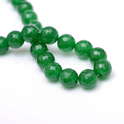 Natural White Jade Bead Strands&nbsp;X-G-R346-8mm-01