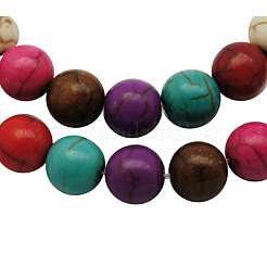 Synthetic Turquoise Beads Strands&nbsp;G-H1009-M