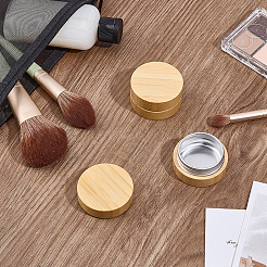 15G Bamboo & Aluminum Cream Jar&nbsp;CON-WH0112-016B