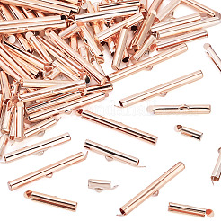 560Pcs 10 Styles Iron Slide On End Clasp Tubes&nbsp;DIY-TA0015-90