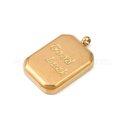 304 Stainless Steel Pendants&nbsp;LS-STAS-B119-01G