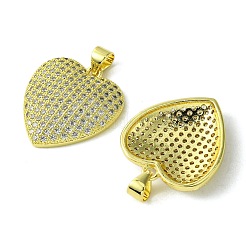 Eco-Friendly Brass Micro Pave Cubic Zirconia Pendants&nbsp;KK-A204-05G